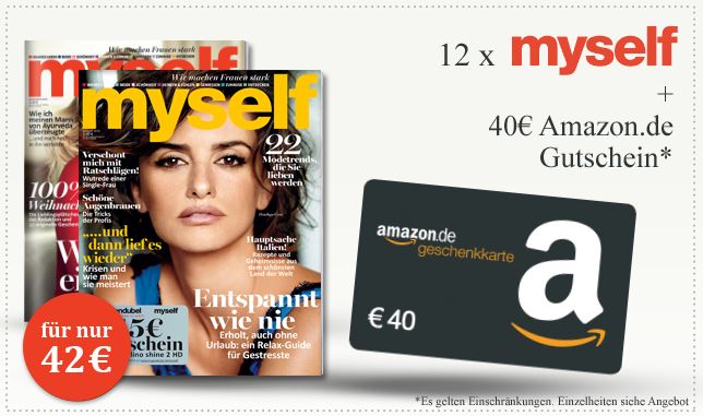 12x myself Frauenzeitschrift für effektiv 2€