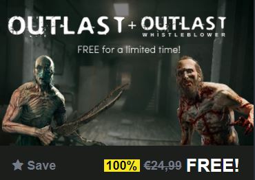 [Steam] Outlast: Deluxe Edition (Outlast + Whistleblower DLC) kostenlos
