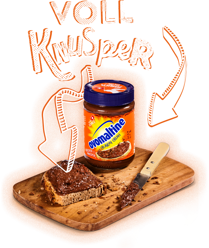 Ovomaltine Crunchy Cream gratis testen durch Geld-zurück-Garantie