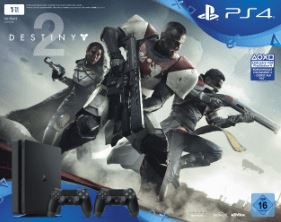 SONY PlayStation 4 Slim 1TB + 2. Controller + Destiny 2