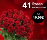 [BlumeIdeal] 41 rote Rosen für nur 24,94€ inkl. Versandkosten