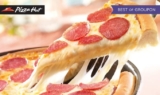 [GROUPON] 2-für-1 Pizza Hut Gutschein für 1€